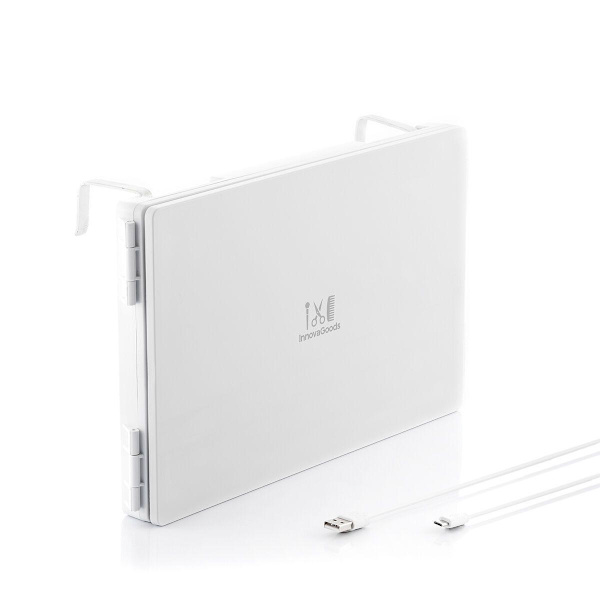 Badeværelsesspejl med LED - 360º SINE - Lithium batteri Transparent
