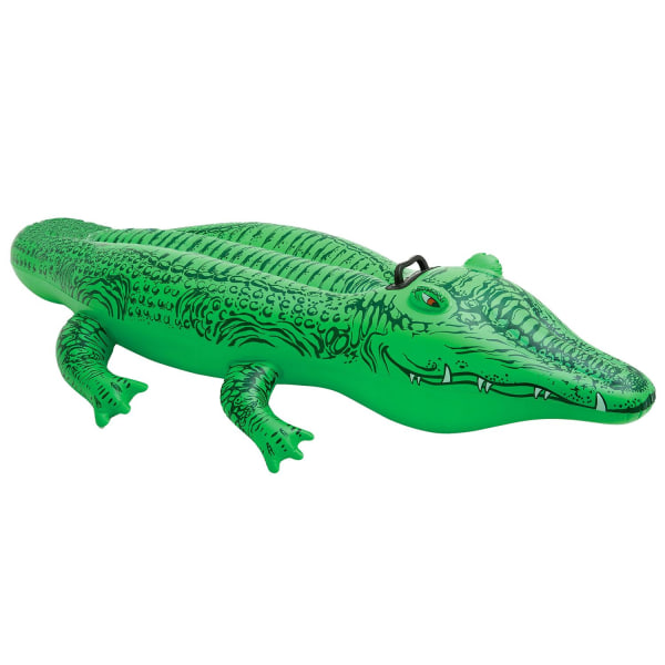Badleksak, Krokodil - 168 x 86 cm Grön