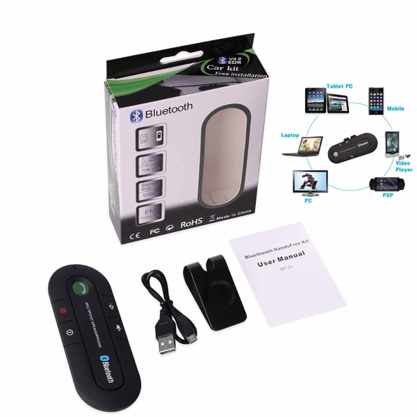 Bluetooth Hands Free kit Svart