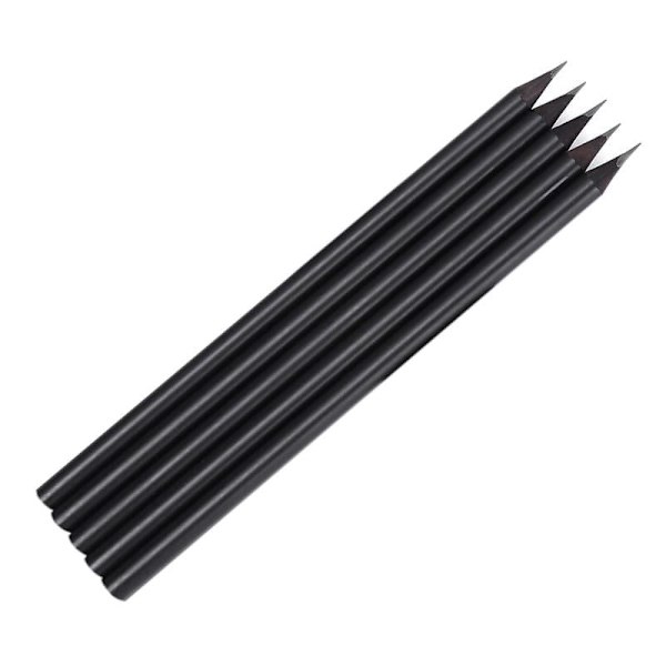 5x Blyanter i Sort Design Black