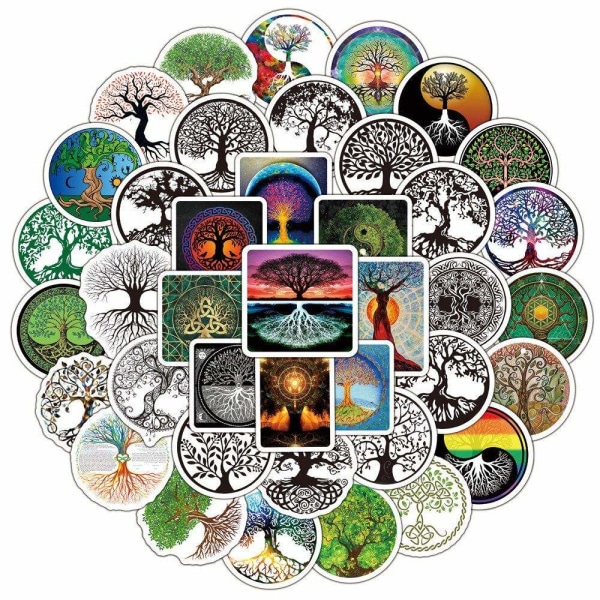 Tarrat - Elämänpuu - 50 kpl Multicolor