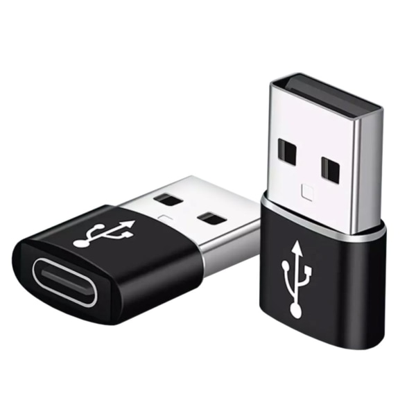 Trådlös USB-C till USB-A-adapter - Svart Svart
