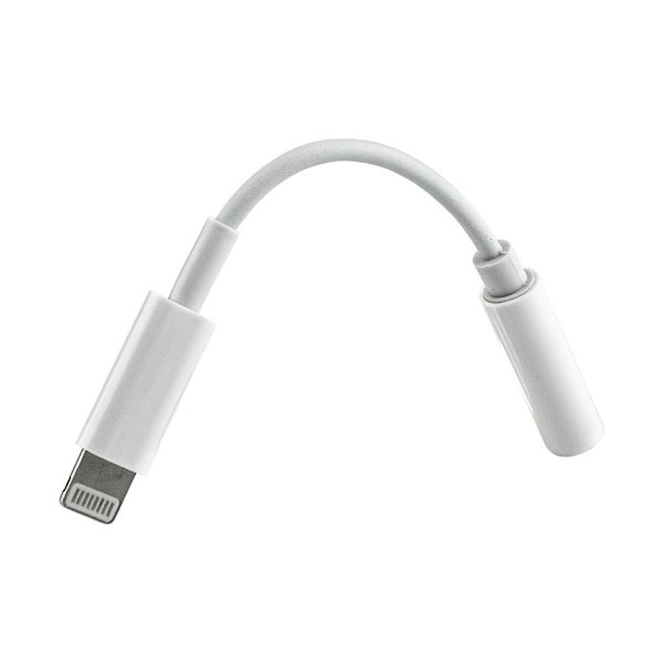 Lightning til 3.5 mm adapterkabel White