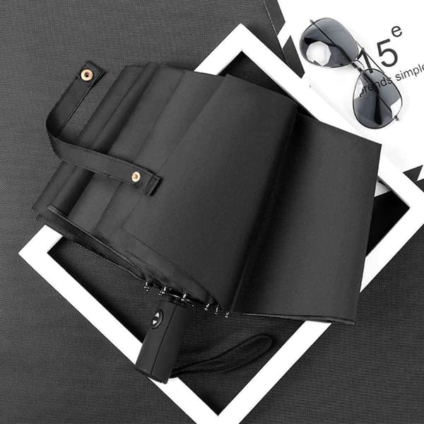 Sateenvarjo, Kompakti - 105 cm - Musta Black