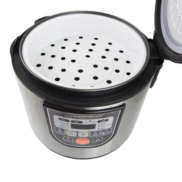 Esperanza - Multicooker, Multifunktionell Köksapparat - 4 L Silver