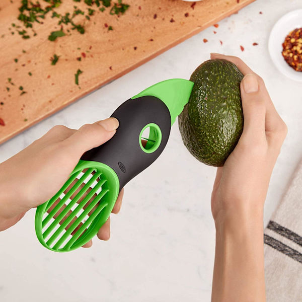 Avocadoskærer, 3-i-1 - Grøn Green