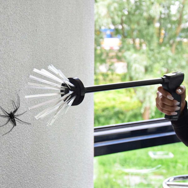 Edderkoppefanger med Langt Håndtag Black