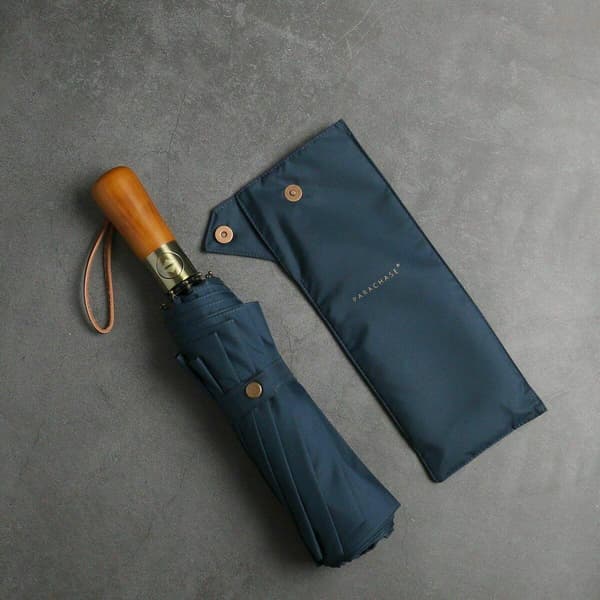 Paraply, Kompakt - 115 cm - Blå Blå