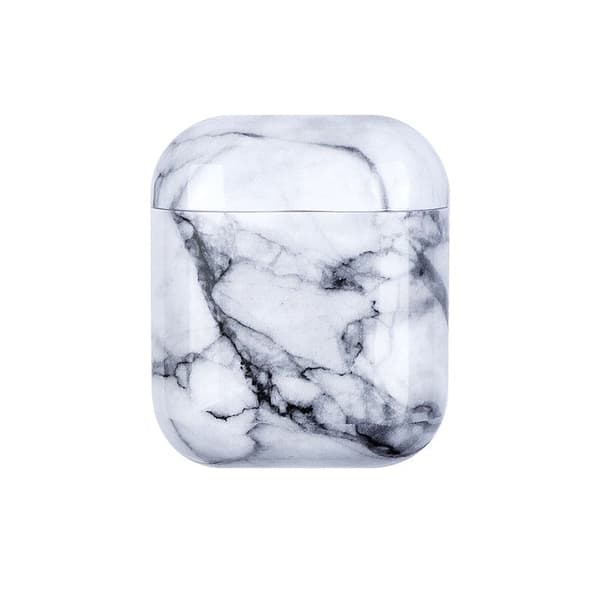 Skyddsfodral till AirPods - Vit Marmor Vit