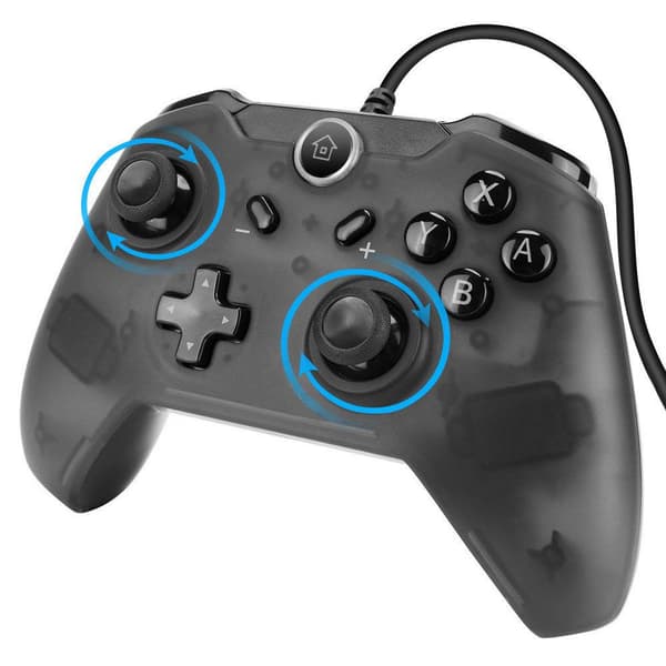Langallinen käsiohjaus Nintendo Switchille Black