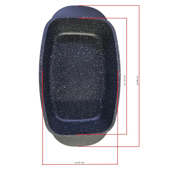 Ugnsform med Lock - 32cm Svart