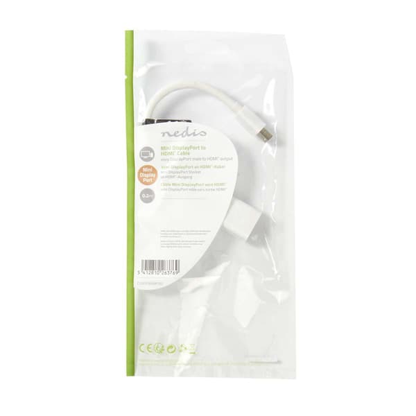 Adapter - Mini DisplayPort til HDMI White