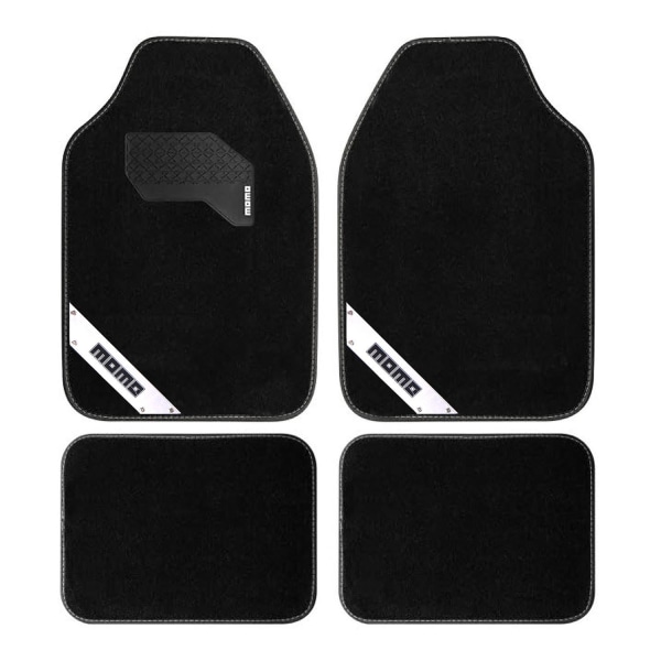 4x Kupématta, Textil - Universal Svart