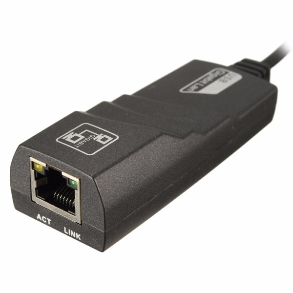 USB-C till Ethernet adapter Svart