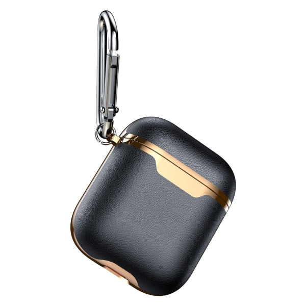 Beskyttelsesetui til AirPods - Sort / Guld Black