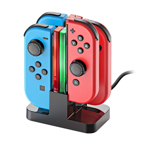 Ladestation til 4 stk. Joy-Con Black