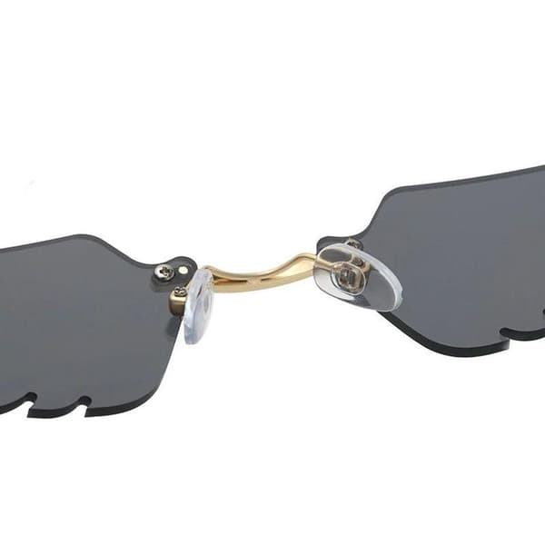Unikke solbriller - Fires - Sort og guld Black