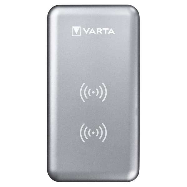 Langaton tehopankki 2000 mAh - Hopea Silver