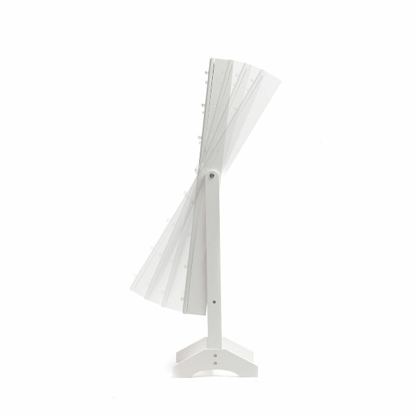 Smykkeskrin m. LED lamper White