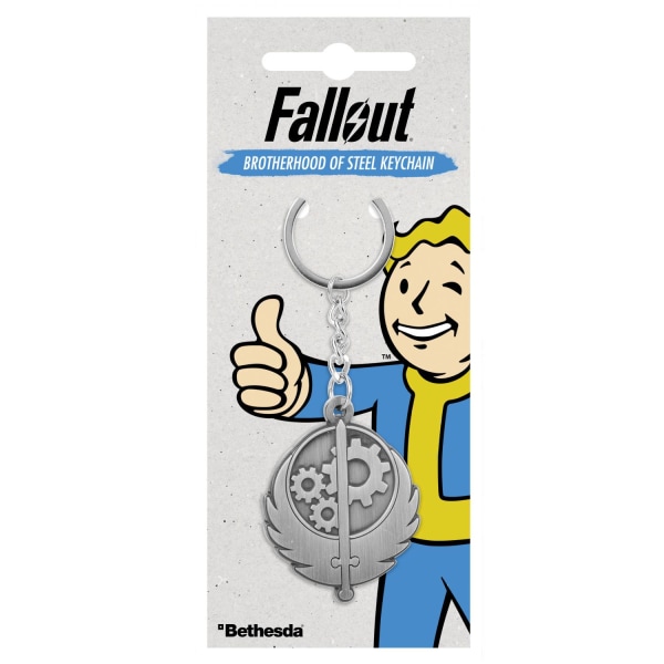 Fallout, Nyckelring - Brotherhood of Steel grå