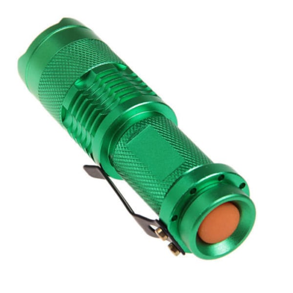 LED Ficklampa CREE Ultrafire - Grön Grön