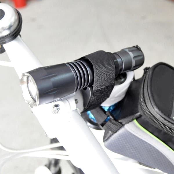 Lommelygteholder til cykel - Sort Black