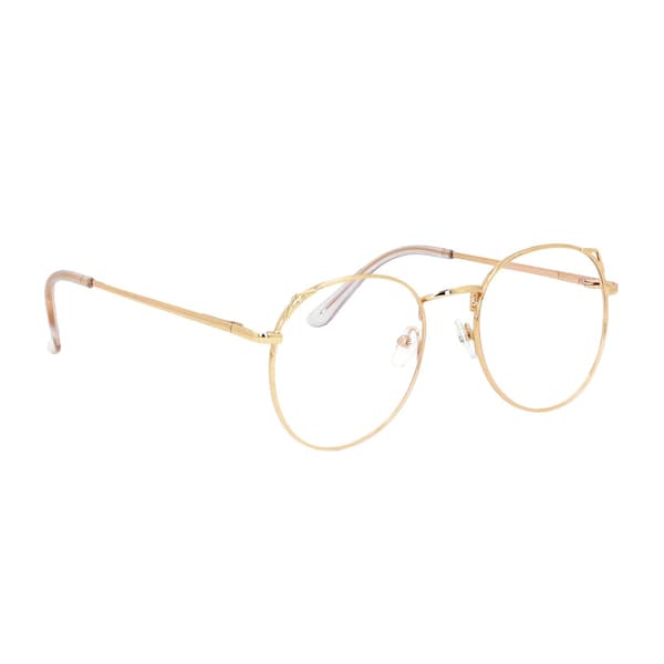 Northio, Anti Blue Light Briller - Kat - Guld Gold one size