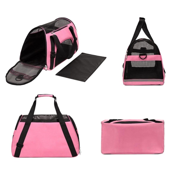 Transporttaske til Kæledyr - Lyserød Pink