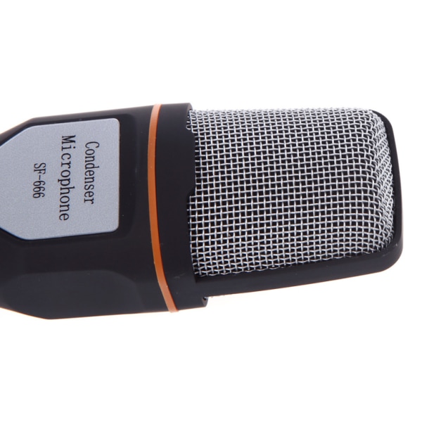 Högkvalitativ Studio Mikrofon - 3,5 mm - Golden Edition Guld