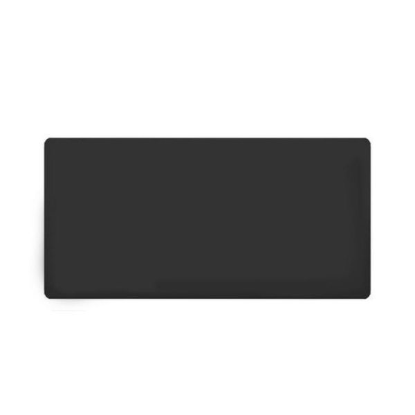 Stor Musmatta, PVC-läder - 45 x 90 cm Svart