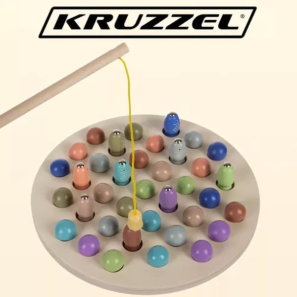 Magnetiskt Fiskespel multifärg