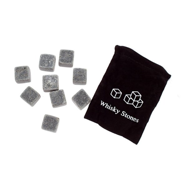 9x Whiskey Stones grå