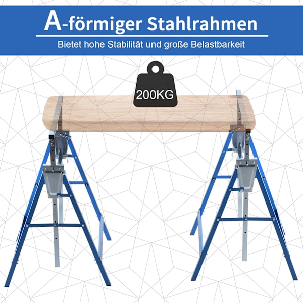 Sammenklappeligt stillads, højdejusterbart stål