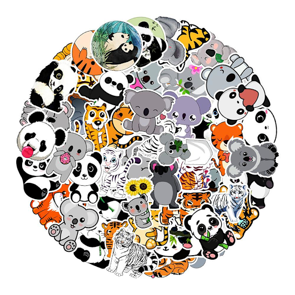 Tarrapakkaus - koala ja muut eläimet Multicolor