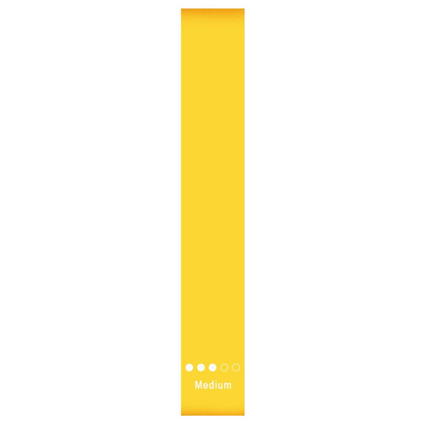Elastinen Harjoitusnauha - Medium Yellow Medium