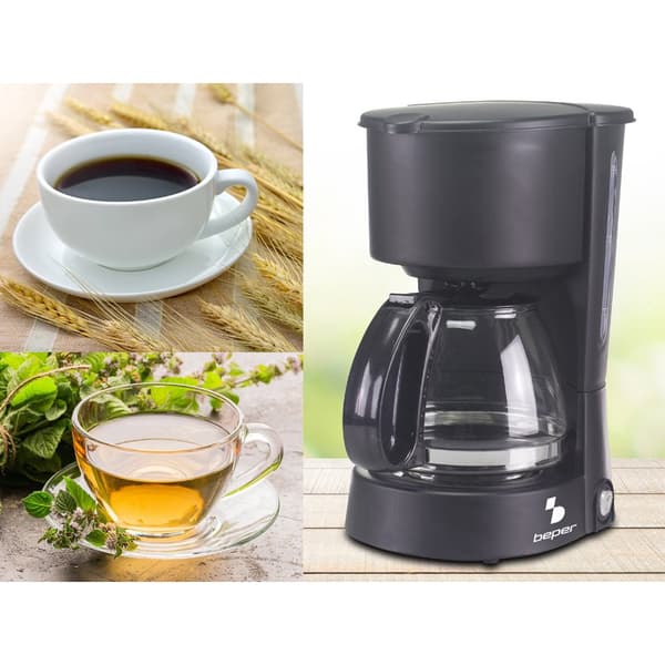 Kaffemaskine - 600 ml Black
