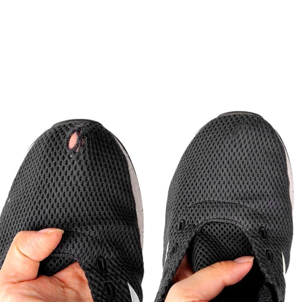 6x Reparationsmærker til sko - Sort Black