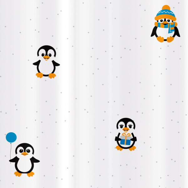 Tatkraft, Funny Penguins - Suihkuverho Multicolor