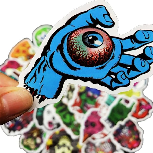 Tarrat - kauhu - zombeja - 50 kpl Multicolor