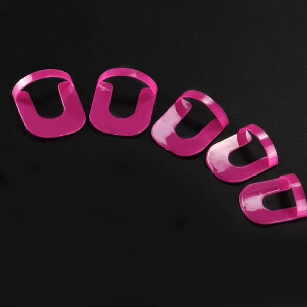 26x fingerbeskyttere til manicure Pink