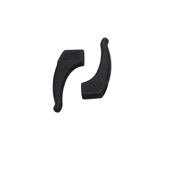 Antiskrid til briller - silikone - sort - 10 stk Black