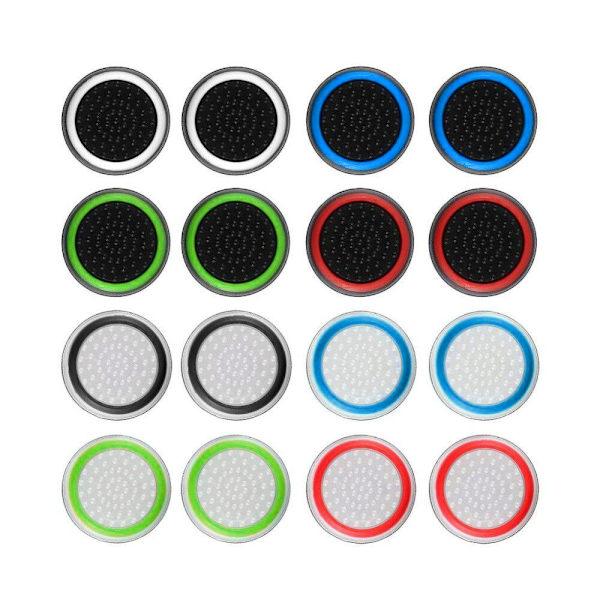 16x Joystick-suoja Silikonista Multicolor