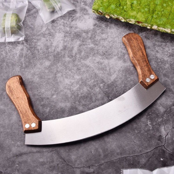 Pizzaskärare med Dubbla Handtag Silver