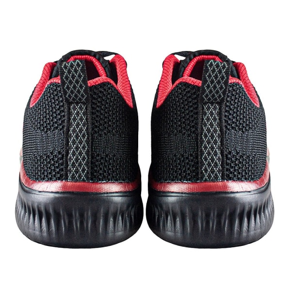 Sneakers, Sorte med røde detaljer - Størrelse 44 Black 44