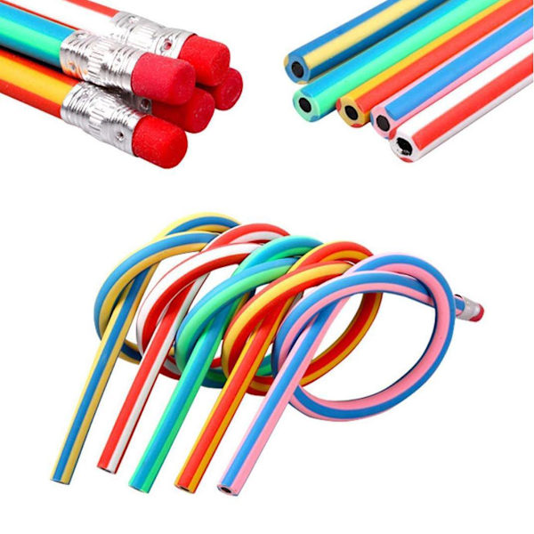5x Magic Bendy - Taivutettavat Kynät Multicolor