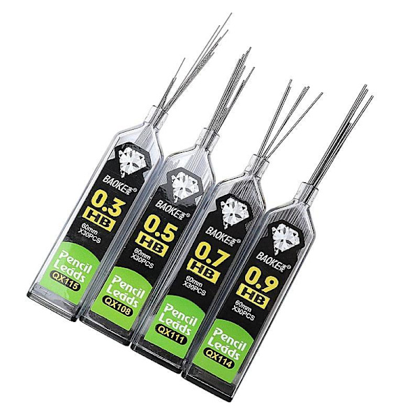 Blyantstift, 30 stk Grey 0.3 mm
