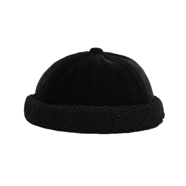 Hattu vintage -tyyliin - musta Black