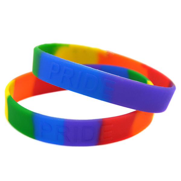 2x Armband, Pride - Regnbåge