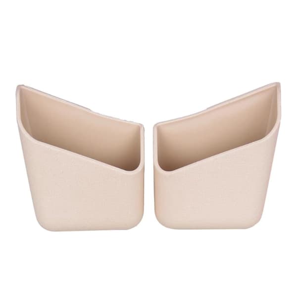 Solbrilleholder til Bil - Beige - 2 stk Beige