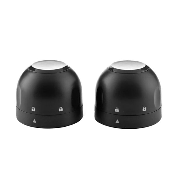 2x Lukninger til champagneflasker Black